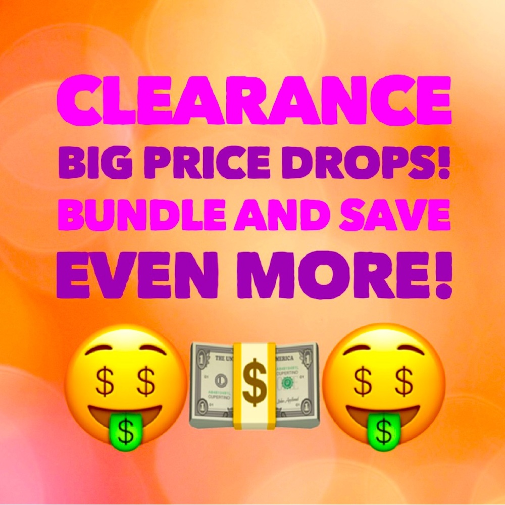 Save big on Clearance Items.  Bundle and save even more!